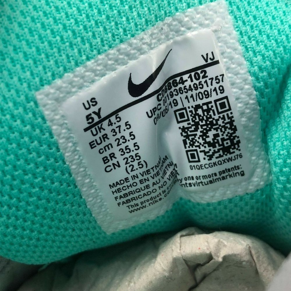 Nike Air Max 90 LTR GS Sneakers White/Green - Picture 3 of 12